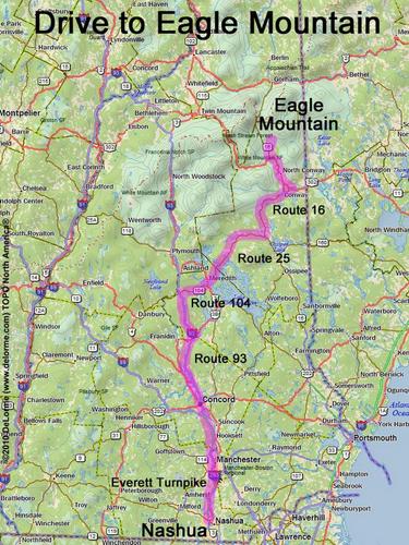 Eagle Mountain drive route