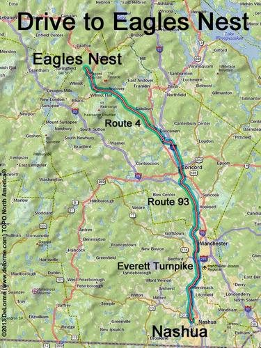 Eagles Nest drive route