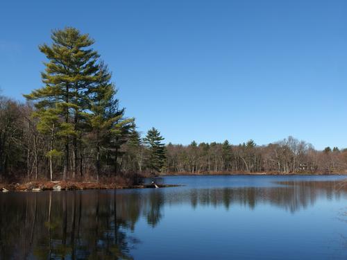 Fawn Lake in northeastern Massachusetts