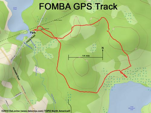 FOMBA Trails gps track
