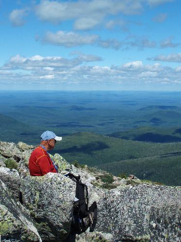 view from North Brother Mountain in Maine