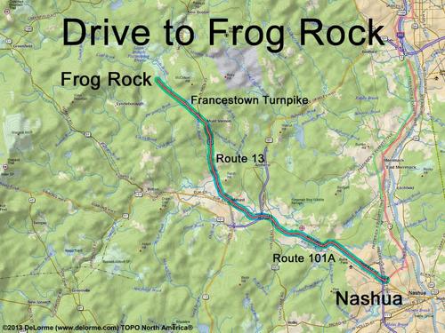 Frog Rock drive route