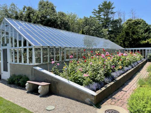 greenhouse in July at Fuller Gardens near North Hampton in coastal New Hampshire