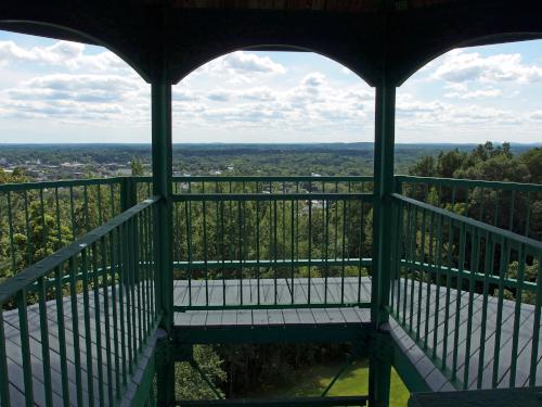 view south from Garrison Tower at Garrison Hill in southeastern New Hampshire