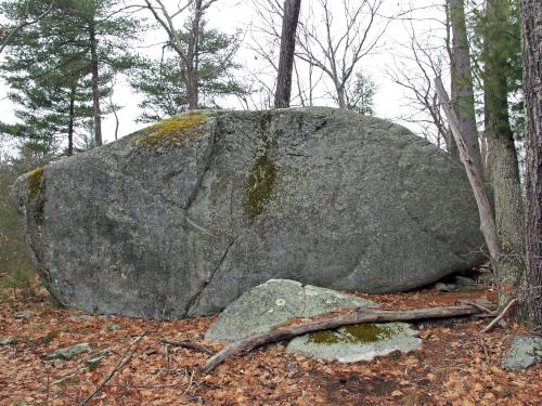 King Phillip Rock at Gates Pond in eastern Massachusetts