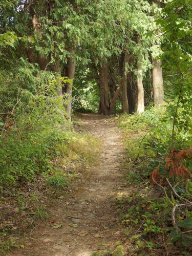 path at Gibbet Hill near Groton in northeastern Massachusetts