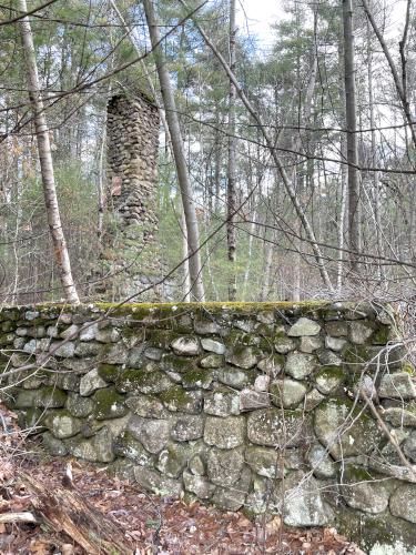 historic site in March at F. Gilbert Hills State Forest in eastern Massachusetts