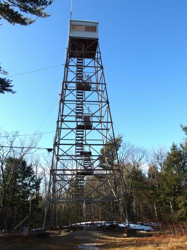 Warwick Fire Tower atop Mount Grace in the town of Warwick in north-central Massachusetts