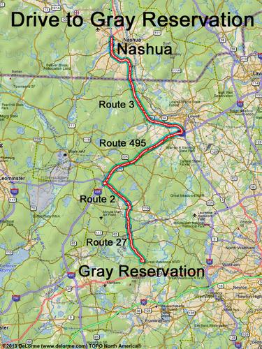 Gray Reservation drive route