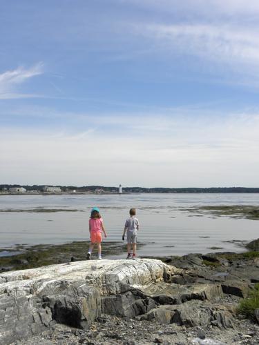 visitors in June at Great Island Common in New Hampshire