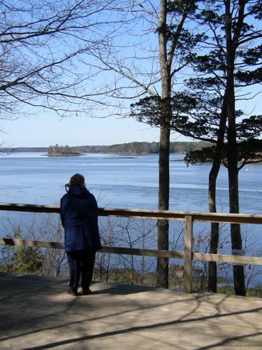 viewing platform at Great Bay NWR in New Hampshire