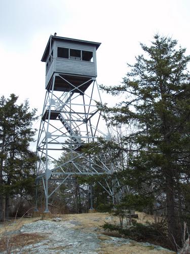 observation tower on Great Hill in New Hampshire