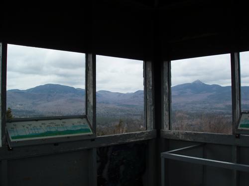 view in March from the observation tower on Great Hill in New Hampshire