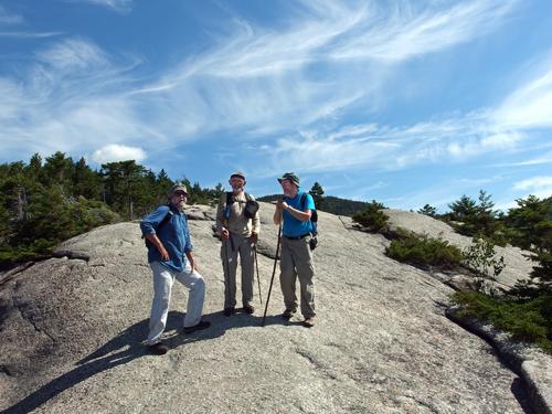 Lance, Dick and John on the way up Dickey Mountain headed toward Green Mountain near Waterville Valley in New Hampshire
