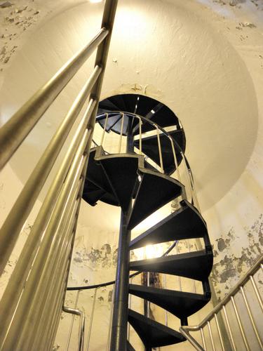 stairway up the tower atop Mount Greylock in Massachusetts