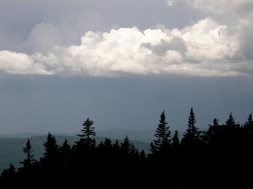 approaching storm as seen from the summit of Mount Greylock in western Massachusetts