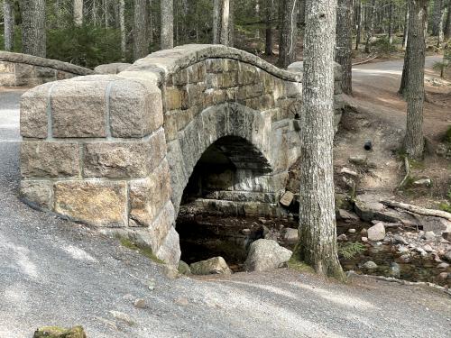 Hadlock Brook Bridge in September at Acadia National Park in Maine
