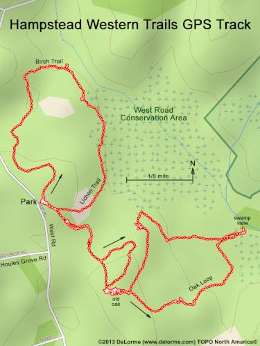 Hampstead Western Trails gps track