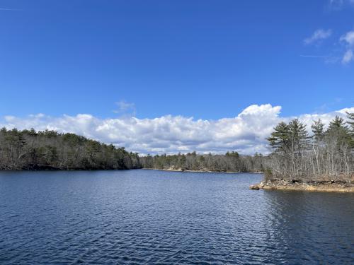 Haskell Pond in March, near Gloucester in northeast MA