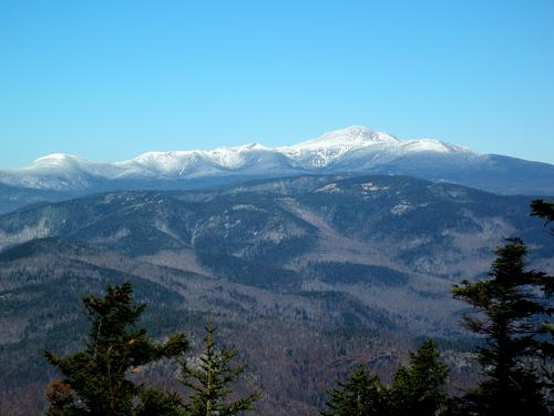 north view from Bartlett Haystack Mountain in New Hampshire