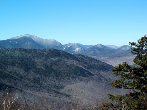 west view from Bartlett Haystack Mountain in New Hampshire
