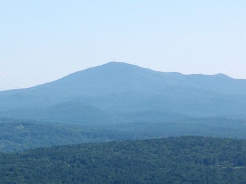 view of Mount Kearsarge from the summit of Haystack Mountain in New Hampshire