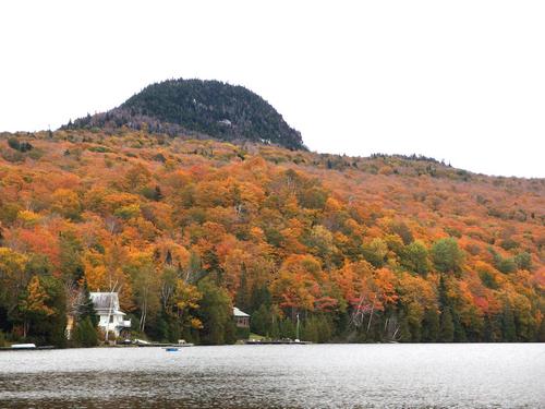 view of Haystack Mountain in northern Vermont from Long Pond