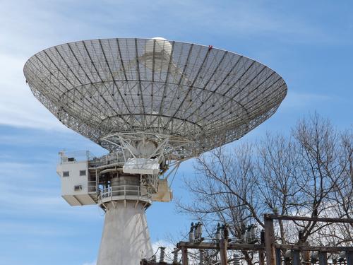 Millstone Hill Satellite Tracking Radar at MIT Haystack Observatory near Westford in northeastern Massachusetts