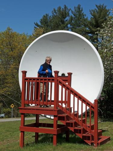 June at the Whisper Dish at the MIT Haystack Observatory near Westford in northeastern Massachusetts