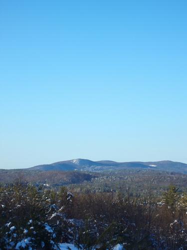 view of Winn Mountain from Heald Tract in New Hampshire