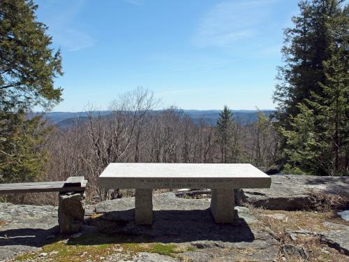 vista east at High Blue Forest in southwestern New Hampshire