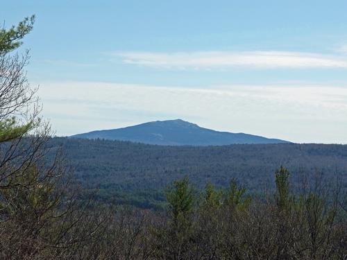 view east of Mount Monadnock from Honey Hill at Swanzey in southwestern New Hampshire
