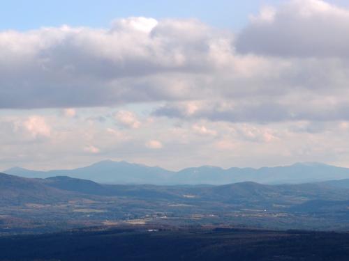 view south from the summit of Mount Hor in Vermont