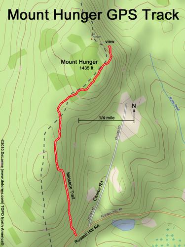 Mount Hunger gps track