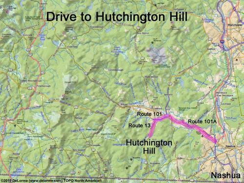 Hutchington Hill drive route