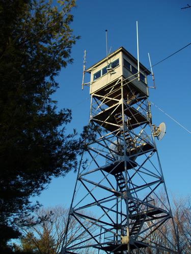 fire tower on Hyland Hill in New Hampshire