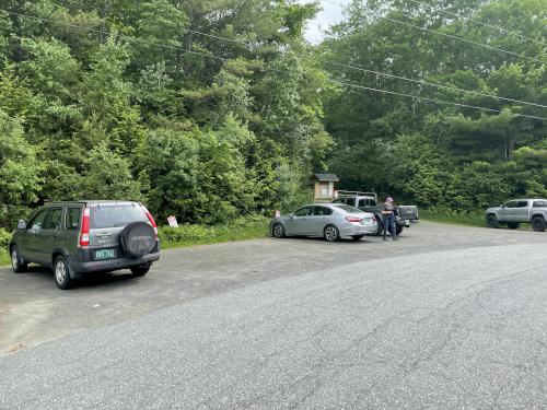 parking in June at Indian Ridge in southwest New Hampshire