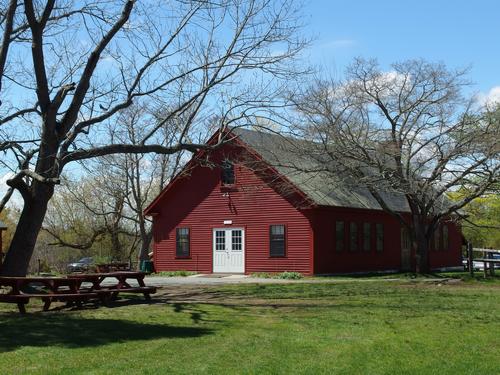 The Barn at the visitor center of Ipswich River Wildlife Sanctuary at Topsfield in Massachusetts
