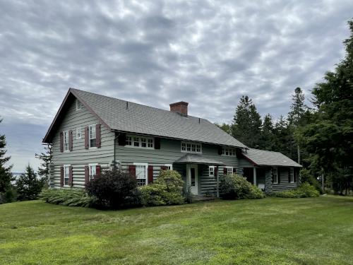 house in July on Islesboro Island in Maine