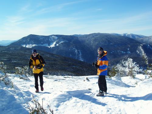 winter hikers on Mount Jackson in New Hampshire