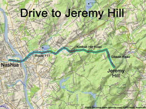Jeremy Hill drive route