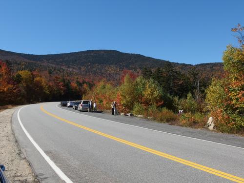 Kancamagus Highway near Lily Pond in New Hampshire