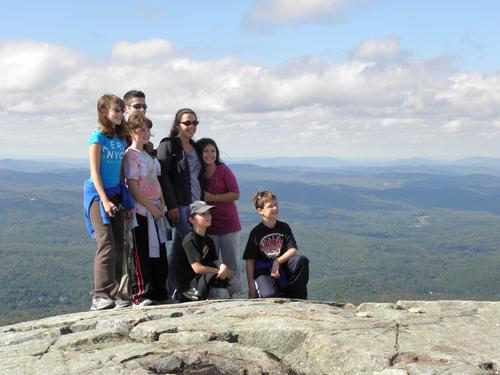 hikers on Mount Kearsarge in New Hampshire