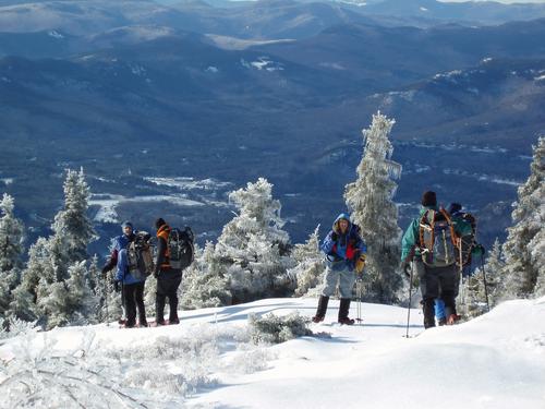 hikers on Kearsarge North in New Hampshire