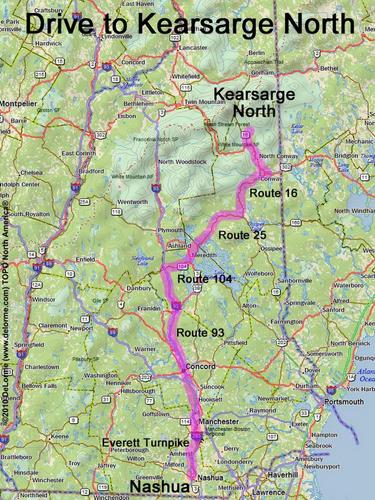 Kearsarge North drive route
