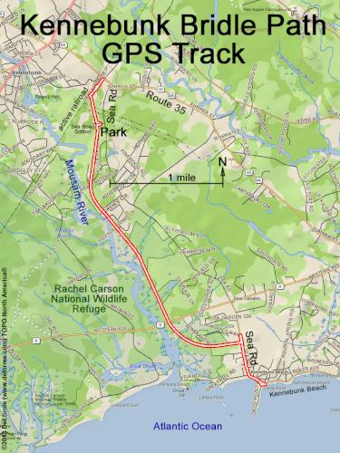 Kennebunk Bridle Path gps track