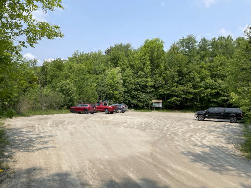 parking in June at Kettle Pond and Spice Mountain in northern VT