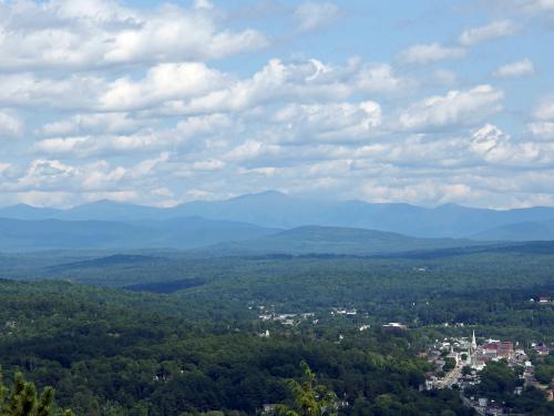 view of Mount Washington and the Presidential Range from Kilburn Crags near Littleton, New Hampshire
