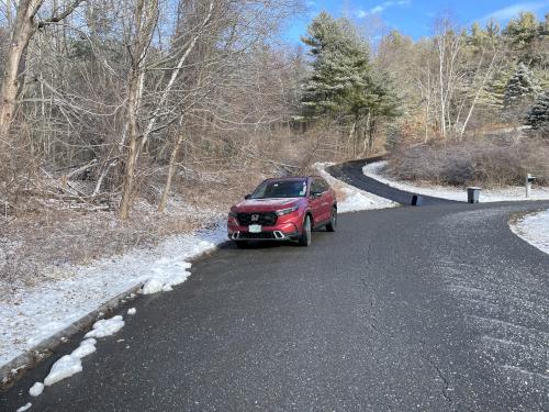parking at Kissacook Hill in northeast MA