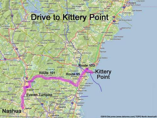 Kittery Point drive route